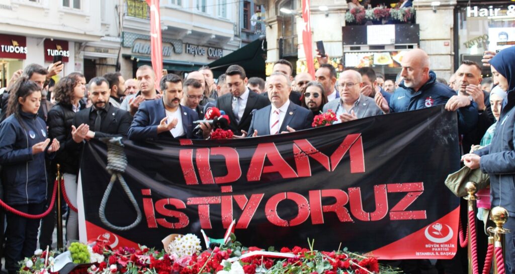 Başkan Çağlayan terör, çocuk istismarı ve kadın cinayetleri için idam istiyoruz