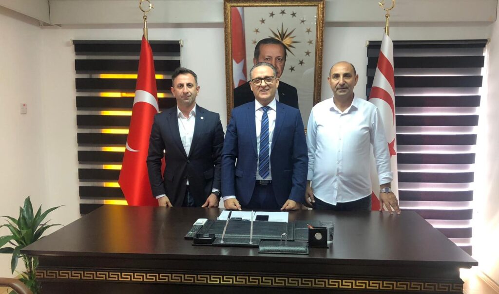 Başkan Hüseyin Celep ten KKTC Ak Parti Temsilcisine ziyaret