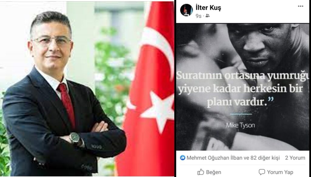 BALIKESİR ÜNİVERSİTESİ REKTÖR’ÜNDEN TEHDİTVARİ PAYLAŞIM.