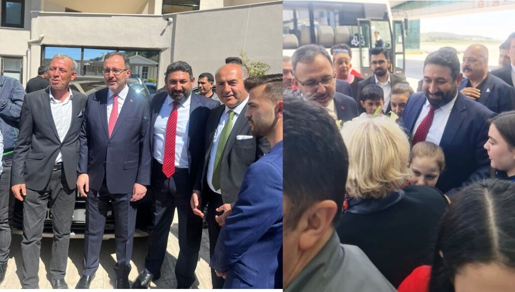 UYAFA’DAN BAKAN KASAPOĞLU’NA İZMİR’DE COŞKULU KARŞILAMA