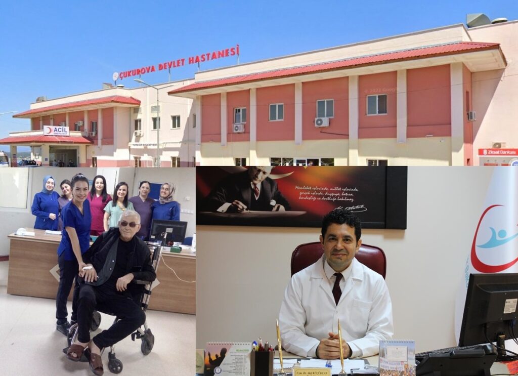 ÇUKUROVA DEVLET HASTAHANESİ YÖNETİMİ VE EKİBİNE ŞÜKRANLARIMIZI SUNUYORUZ
