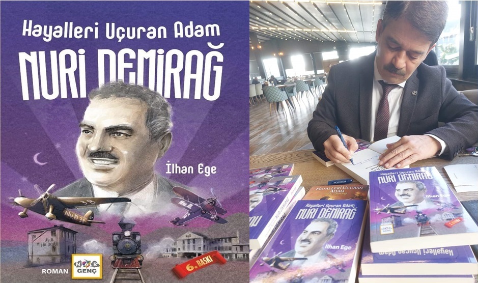 “Hayalleri Uçuran Adam Nuri DEMİRAĞ” romanı 7. baskısı ile rekor kırmaya devam ediyor.
