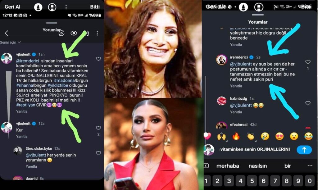 İrem Derici ve Vj Bülent birbirine girdi