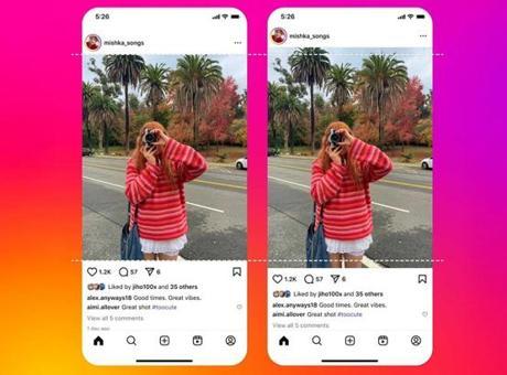 Instagram artık sadece kare fotoğraflar için değil