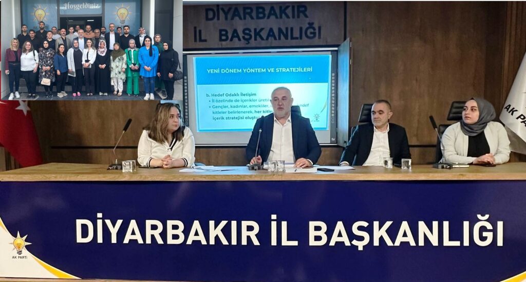 AK Parti Diyarbakır İl Başkanlığında Tanıtım Ve Medya Başkanları Birim Toplantısı Gerçekleştirildi.