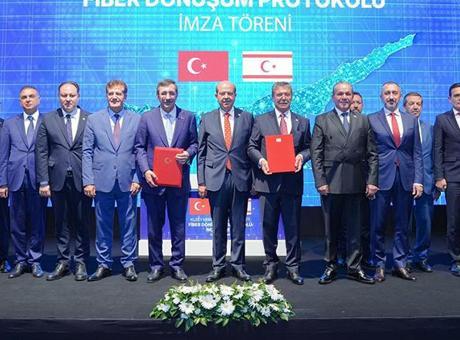 KKTC’nin fiber altyapısı için imzalar atıldı