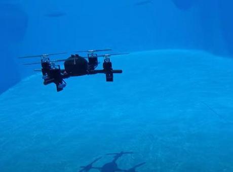 4 öğrenci havada ve suda gidebilen drone geliştirildi